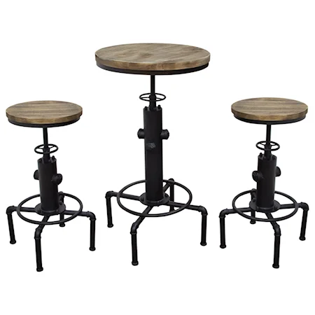 Adjustable Height Bistro Set